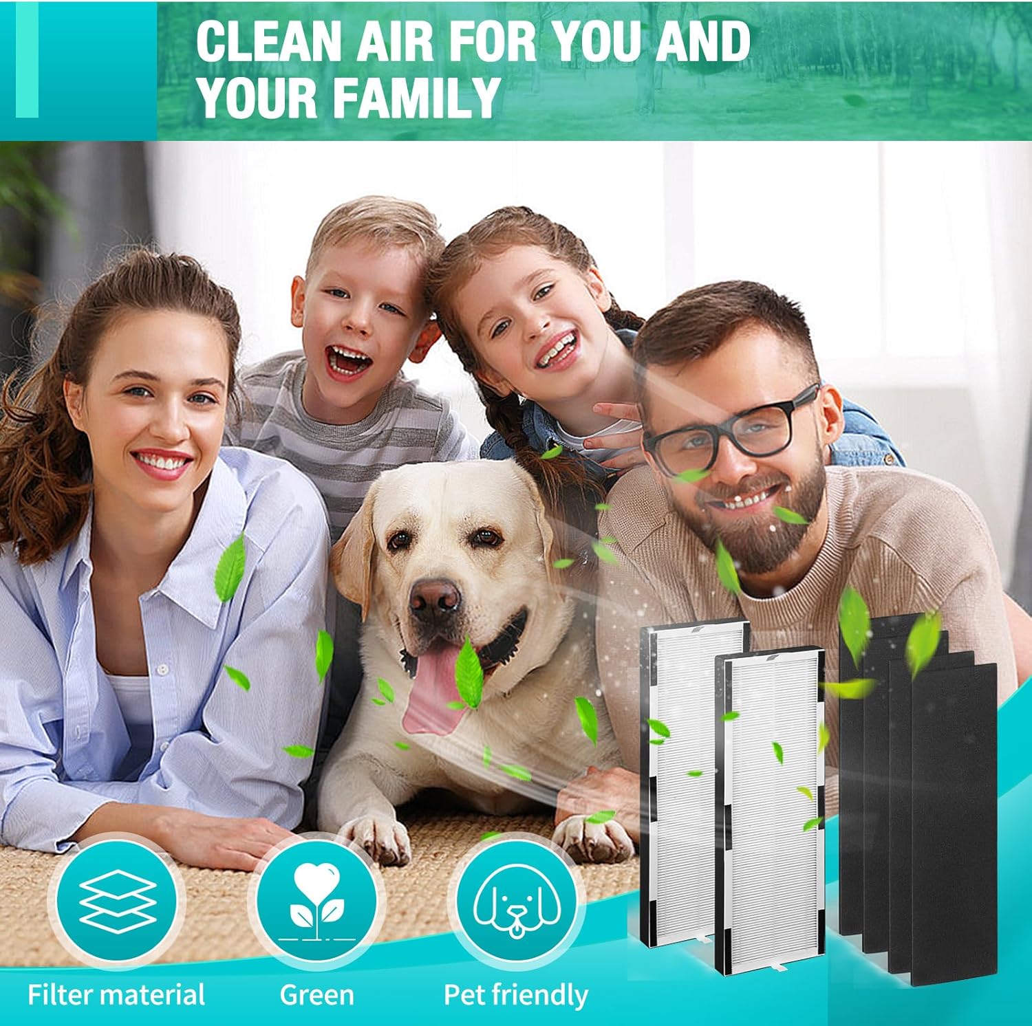 1+2 LP-HF250 Filter Replacement,Compatible with LivePure LP-HF250 LP-PF600 Sierra Tall Tower Air Purifier,3 in 1 High Efficiency Grade True HEPA Filter,Part#LP250TH,LP260TH,LP270THP-W Series Filter. LPHF250 1