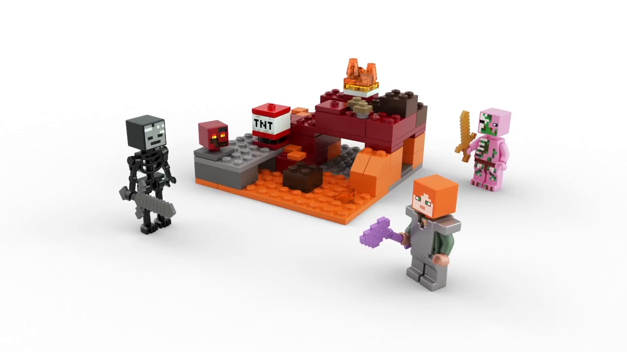 LEGO Minecraft 21139 "Nether-Abenteuer" Konstruktionsspielzeug, bunt – Bild 7