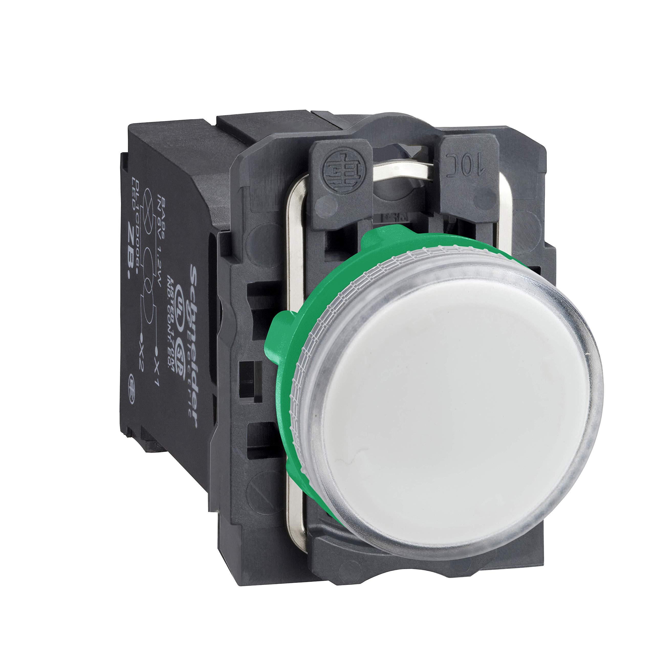 Témoin lumineux 230V blanc pour contrôler le chauffage de la maison