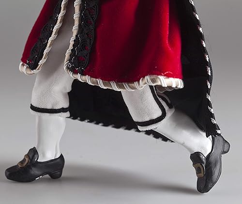 Miniatura 9 de Marionetas checas, Marioneta Wolfgang Amadeus Mozart - Marioneta tallada a mano y pintada a mano, magníficamente disfrazada, ideal para