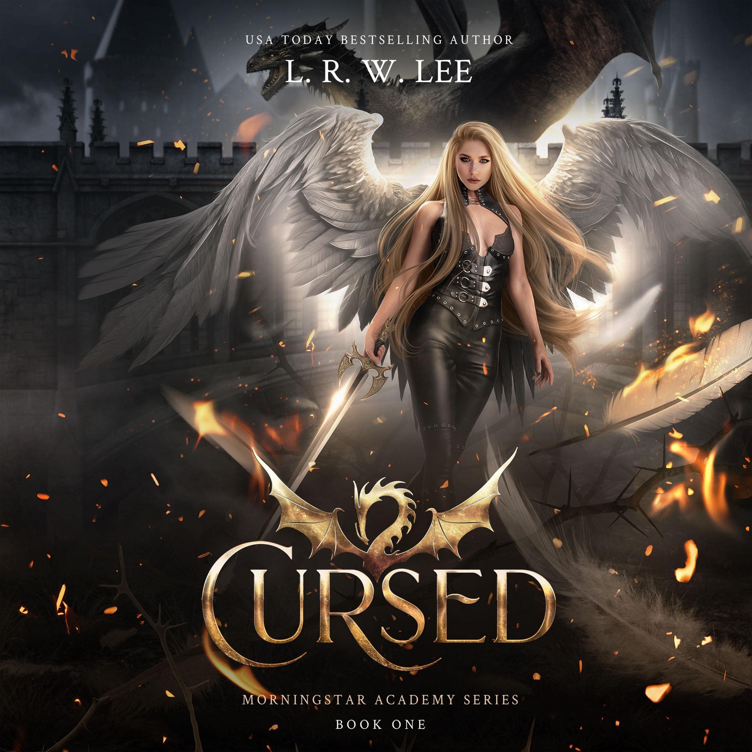 Cover art for Cursed: Morningstar Academy, Book 1