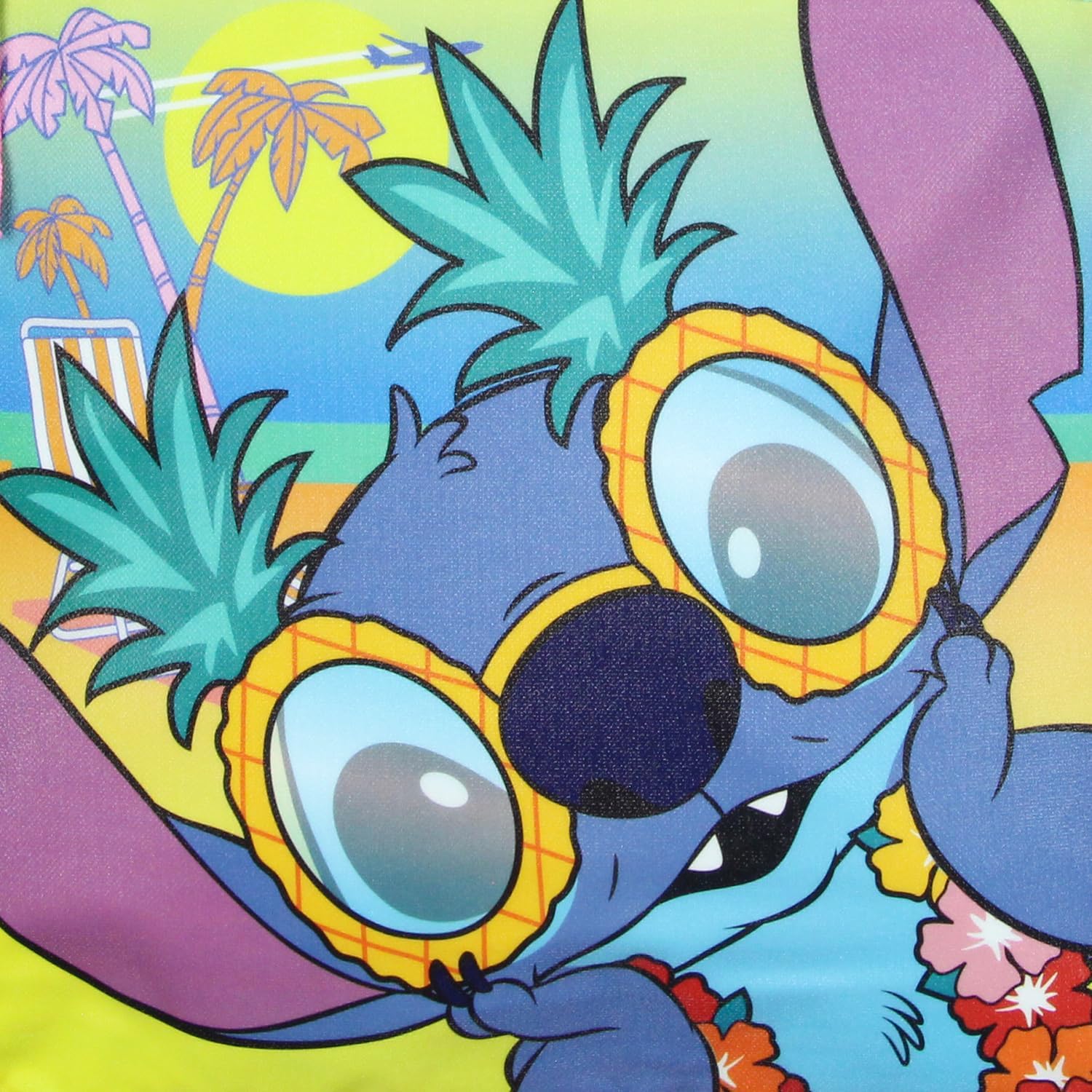 Disney Lilo and Stitch Chill Vibes Tropical 16" School Travel Backpack - Image 3