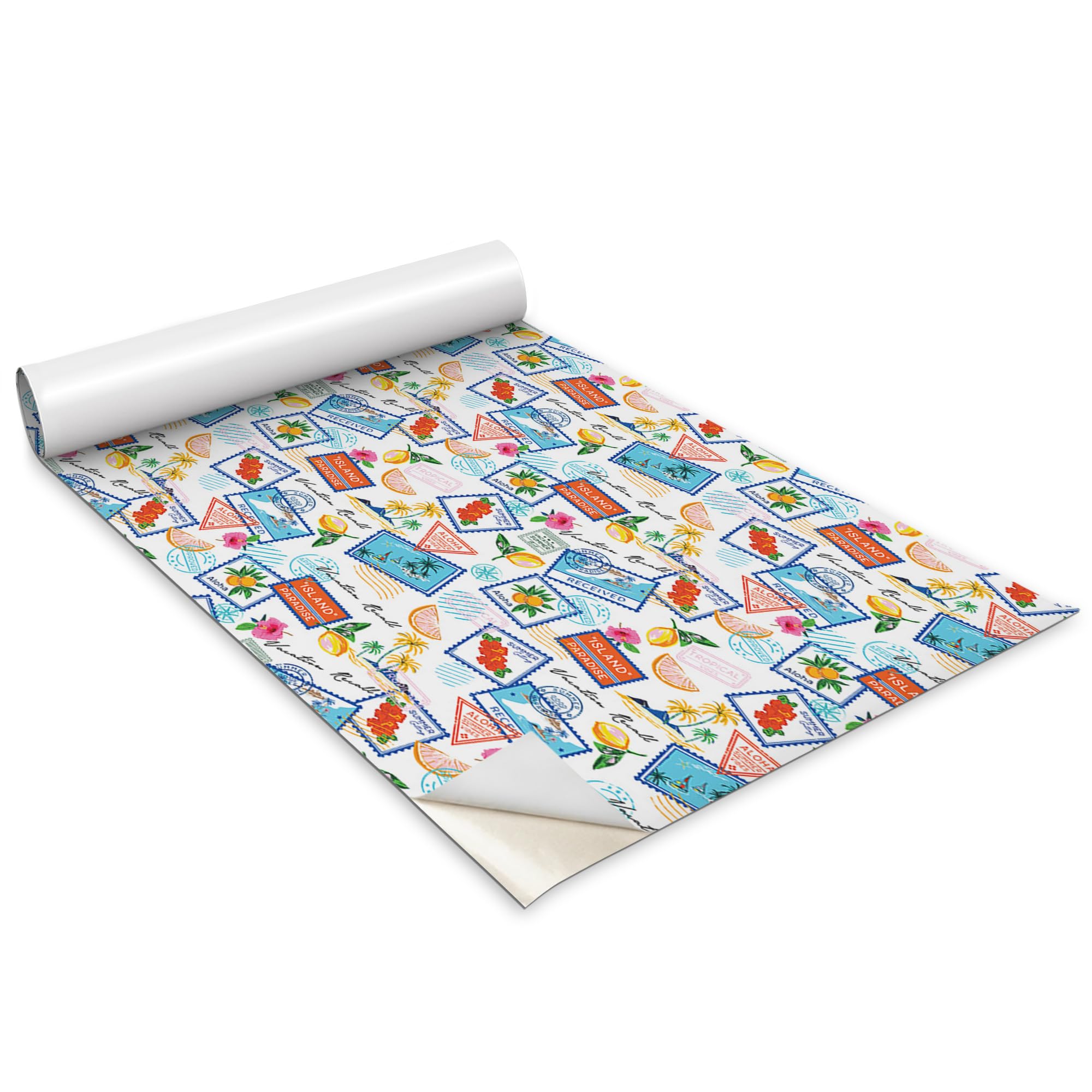 Papel pintado autoadhesivo Wallfluent para proteger superficies y decorar muebles 100x50 cm