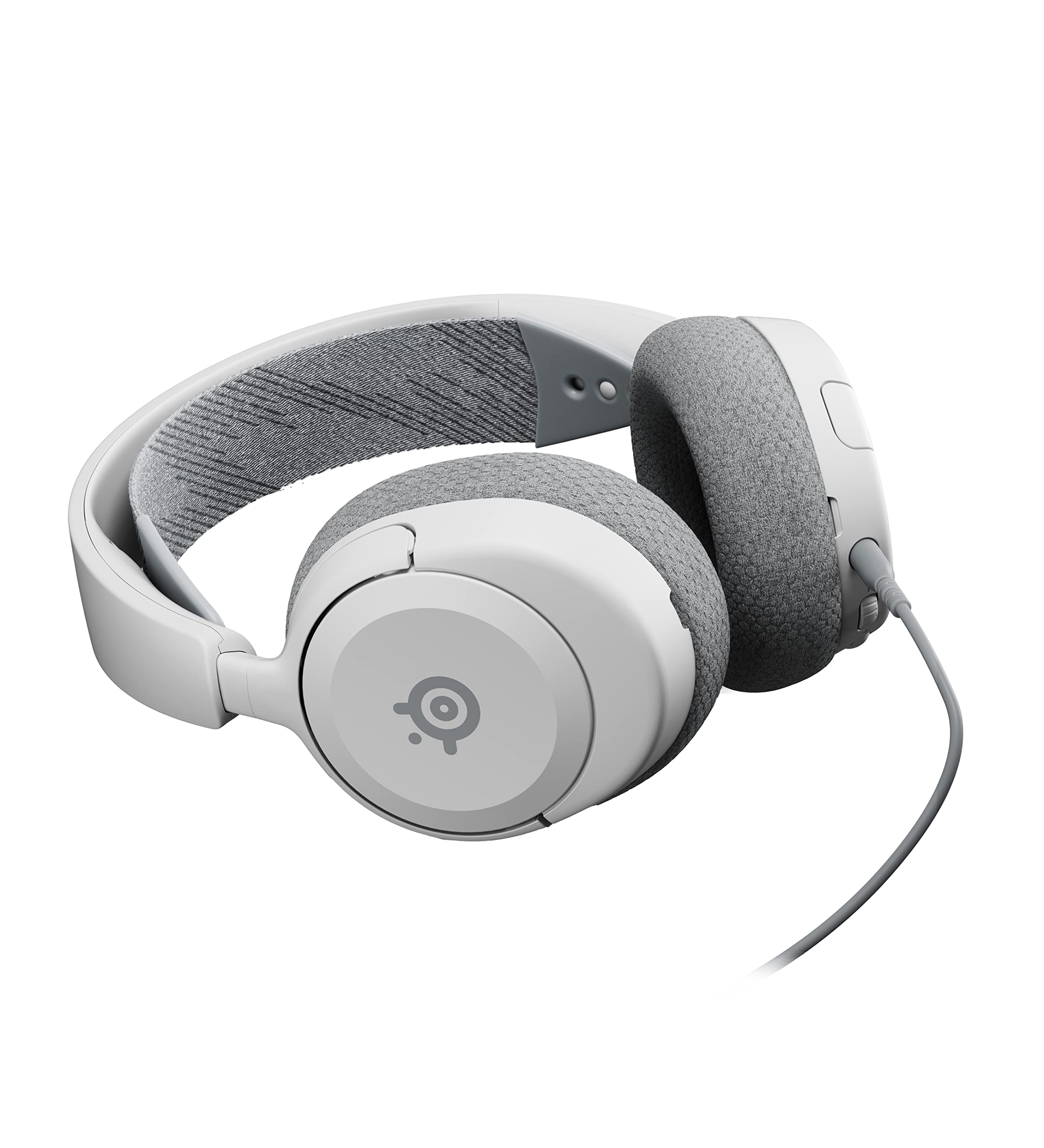 SteelSeries Arctis Nova 1P Cuffie da gaming multisistema Driver Hi-Fi Audio spaziale 360° Memory Foam Bianco