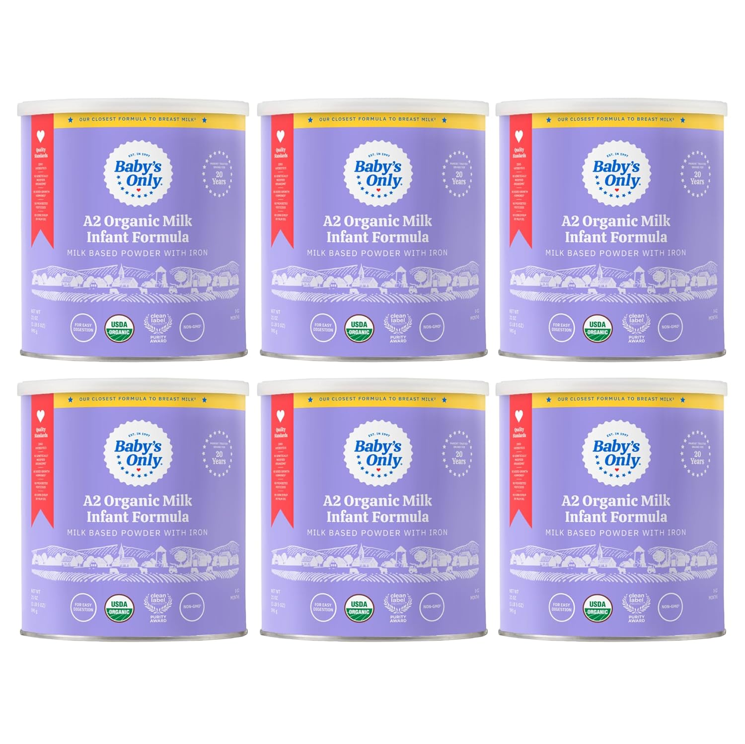 A2 Organic Infant Formula, Easy Digestion, Nutrients Low Tox