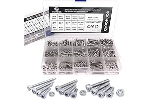 Comdox 500-Piece Stainless Steel Screw Assortment Kit