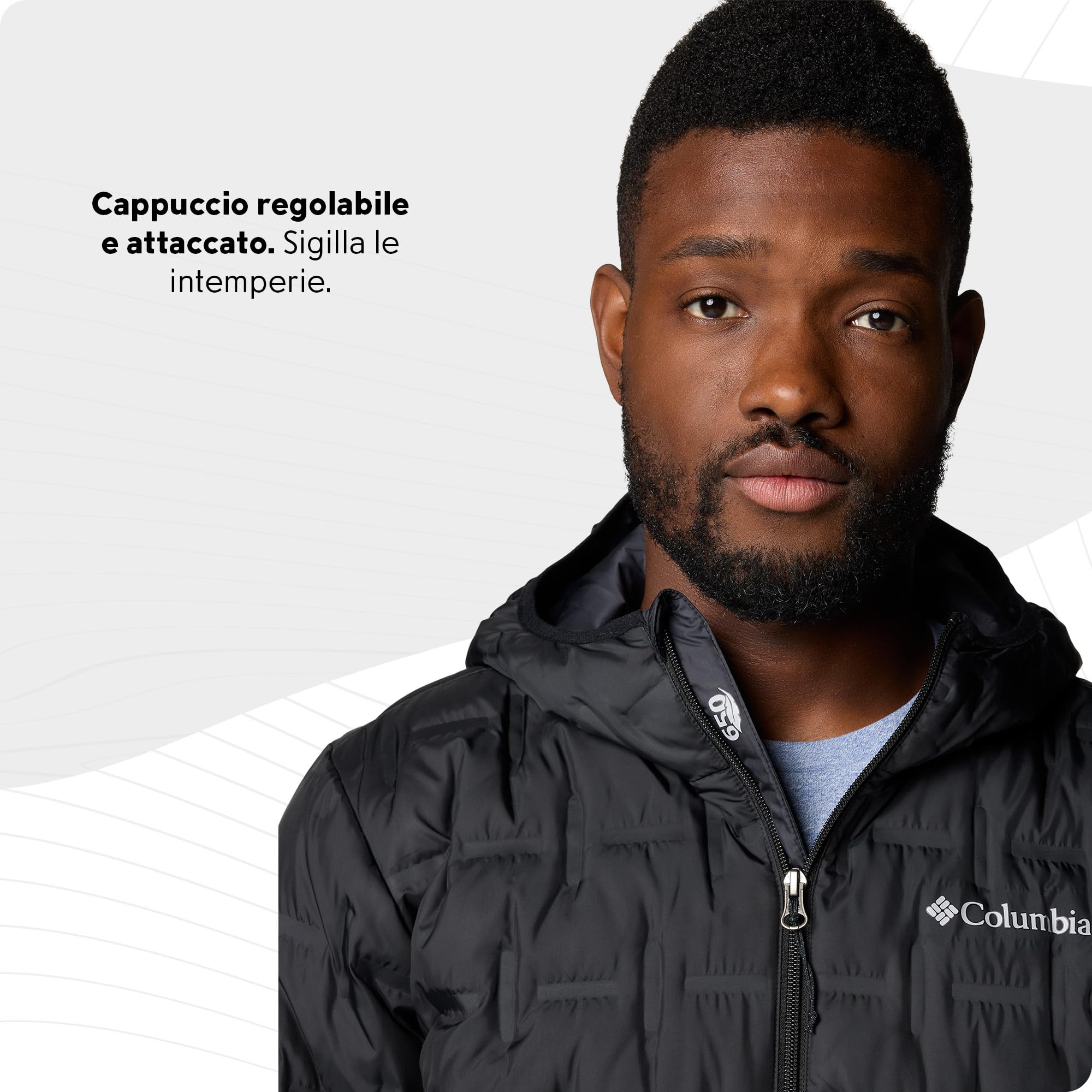 Columbia Delta Ridge Ii Down Hooded Jacket Piumino Delta Ridge II con cappuccio Uomo (Pacco da 1)