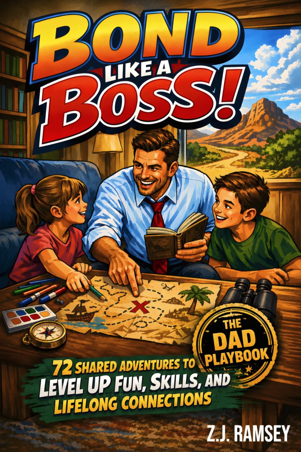 Bond Like a Boss! — The Dad Playbook: 72 Shared Adventures to Level Up Fun, Skills, and Lifelong Connections
