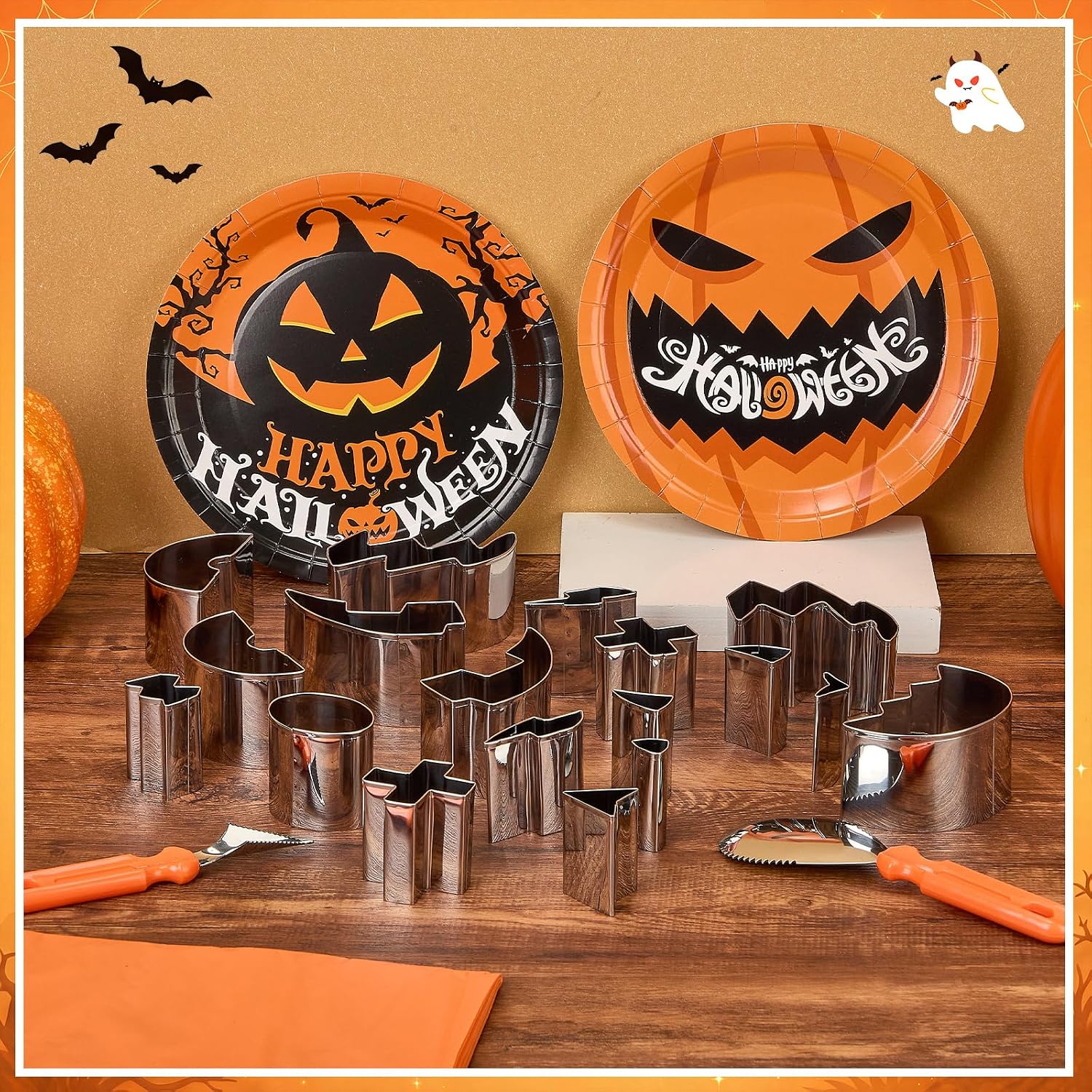 86 Pcs Pumpkin Carving Kit for Halloween Party Decorating