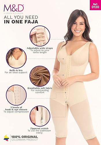 Miniatura 4 de M&D Fajas Colombianas Reductoras y Moldeadoras Post Surgery Compression Shapewear for Women