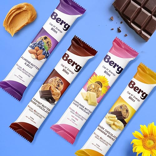 Miniatura 3 de Berg Oat N' Energy Bites - Pan de plátano de chocolate negro - Sin OMG, sin gluten, sin lácteos, sin soja y vegano - Snack Energy - 1.5 onzas,