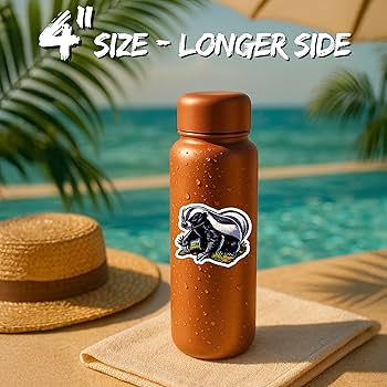 Amazon.com: Honey Badger Sticker 4 Inch Mellivora capensis Badass