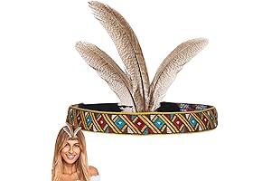 Enchanting Indian Feather Headdress: A Symphony of Colors and Traditions