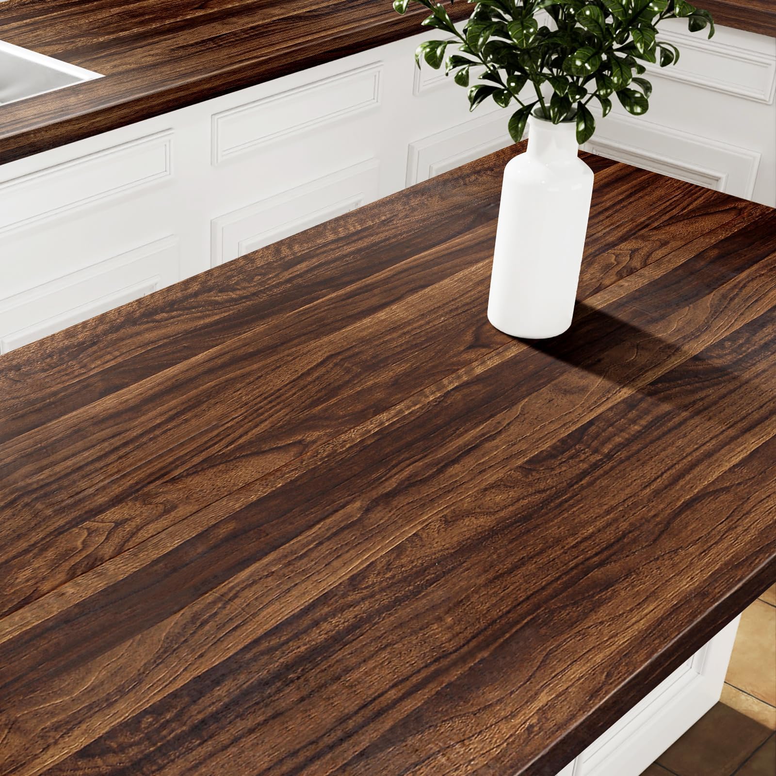 Stickyart Vinilo Adhesivo Muebles Madera Oscura Marron Vintage 60cmX800cm Papel Adhesivo para Muebles Efecto Madera Papel Pintado Autoadhesivo Baño Vinilos De Pared Decorativos Cocina Rollo Vinilo