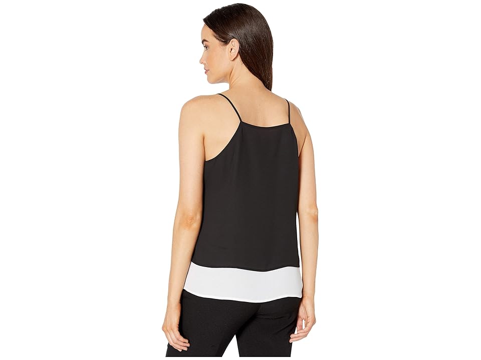 

Calvin Klein Grommet Detail Textured Knit (White) Women's Clothing