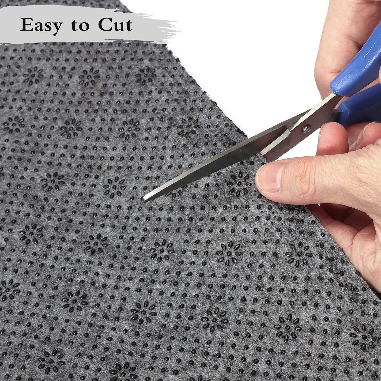 Pllieay 72x158 Inch Non Slip Final Backing Cloth, Vinyl Primary Tufting Cloth Backing Fabric, Non Slip Pad with Plum Blossom Pattern for Carpets Rug Tufting Gun Cushion Punch Needle