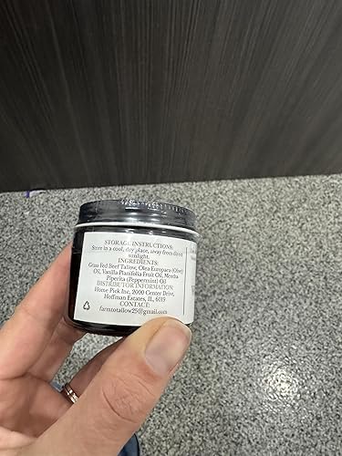 Miniatura 32 de FARM TO TALLOW Bálsamo de sebo batido para cara, piel y cuerpo, suave e hidratante, 4 onzas, vainilla de menta, hidratante de sarga de ternera
