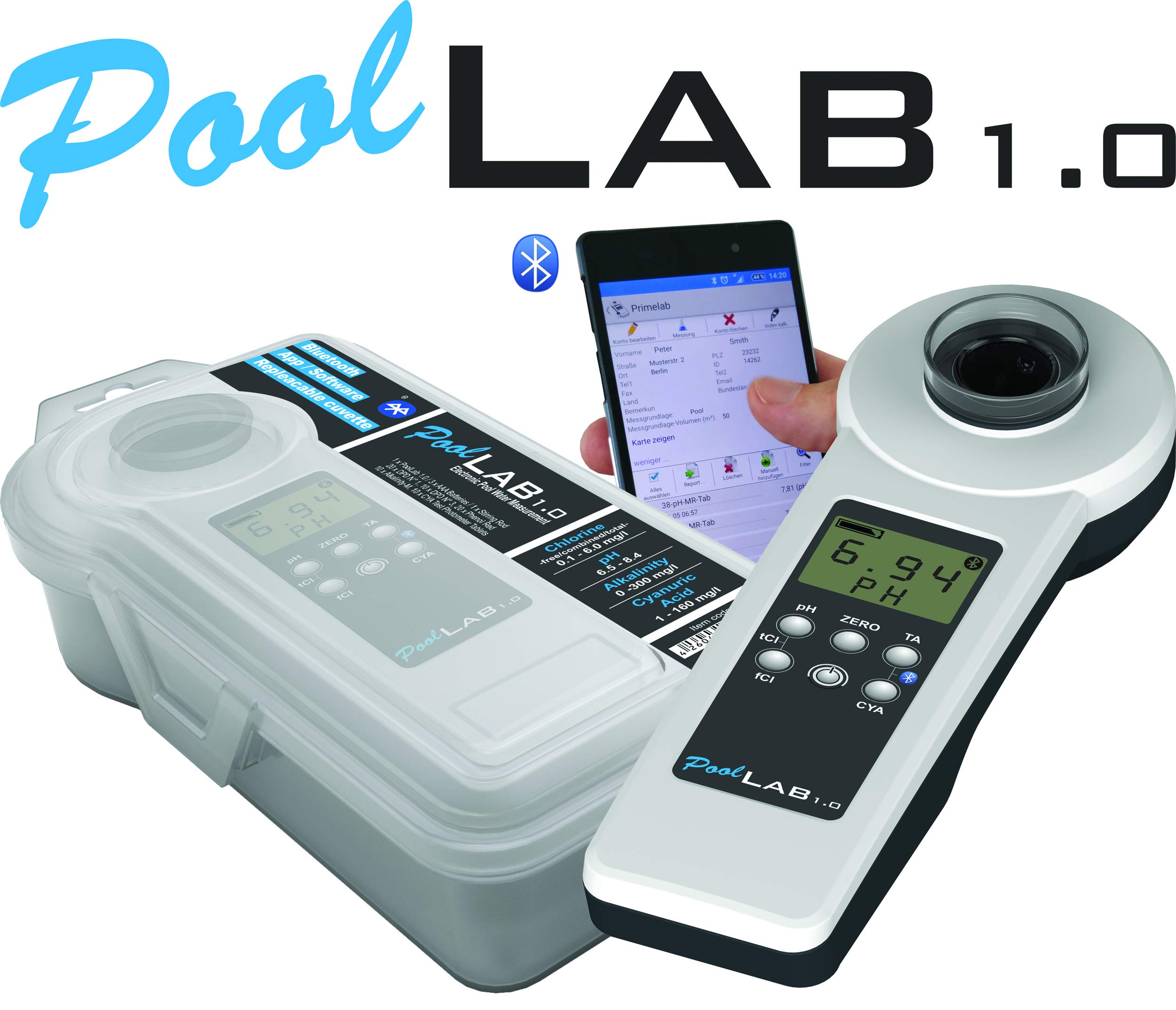 WATER-I.D. Fotómetro Multi-Test PoolLAB 1.0