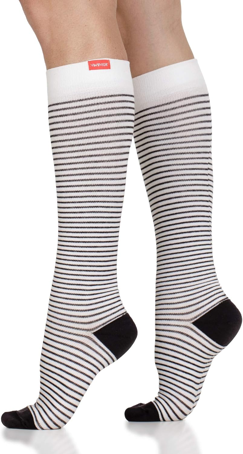 VIM & VIGR 30-40 mmHg Compression Socks for Women & Men
