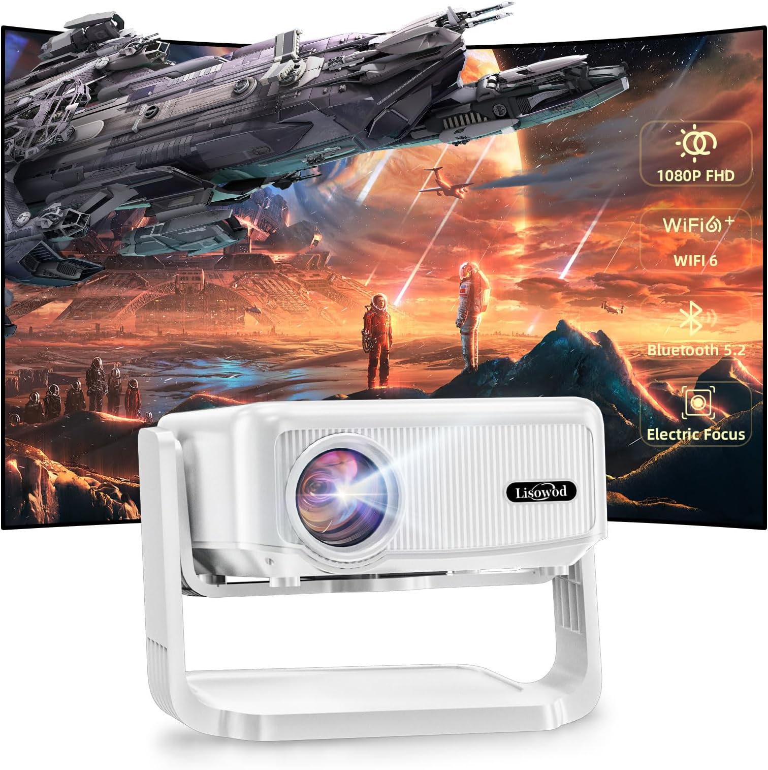 360 Adjustable Stand Projector For Movies ONOAYO AY3 Mini