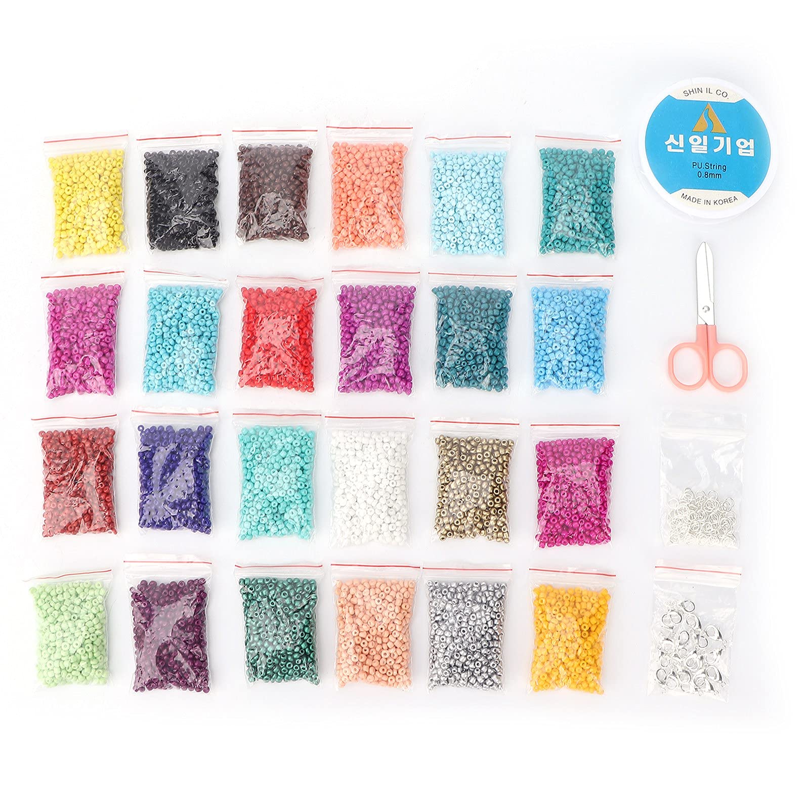 Kit de abalorios de 3 mm con alicate para evitar nudos sueltos 8