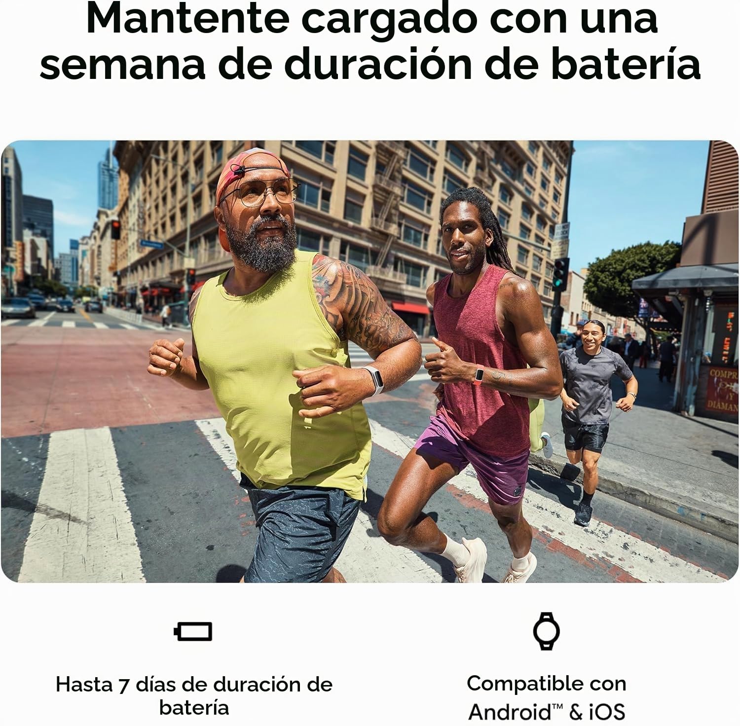 Fitbit Charge 6 Rastreador de Actividad con Premium 6 Meses, Batería 7 Días, Google Wallet y Maps