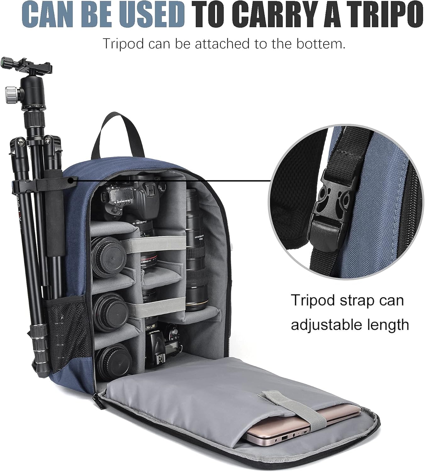 Weekly Top Sale CADeN DSLR SLR Camera Backpack Bag for Mirrorless Cameras/Photographers, Camera Case Backpack Water-Repellent Compatible with Nikon Canon Sony Lens Tripod Accessories Photography Men Women