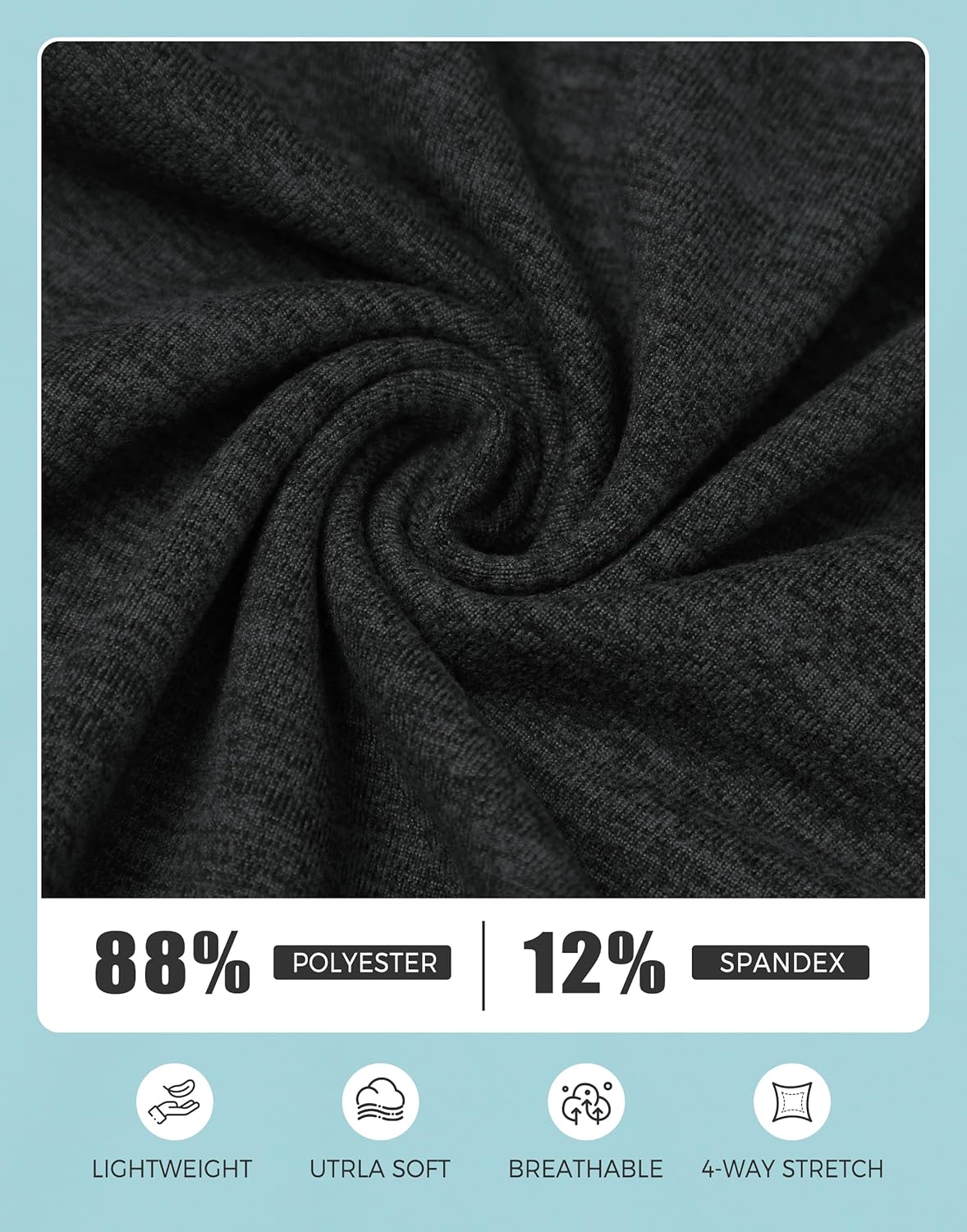 Pioneer Camp Women's Capri Yoga Pants Wide Leg Loose Stretch Athletic Sweatpants Causal Cropped Pajama Pants with Pockets - Image 4