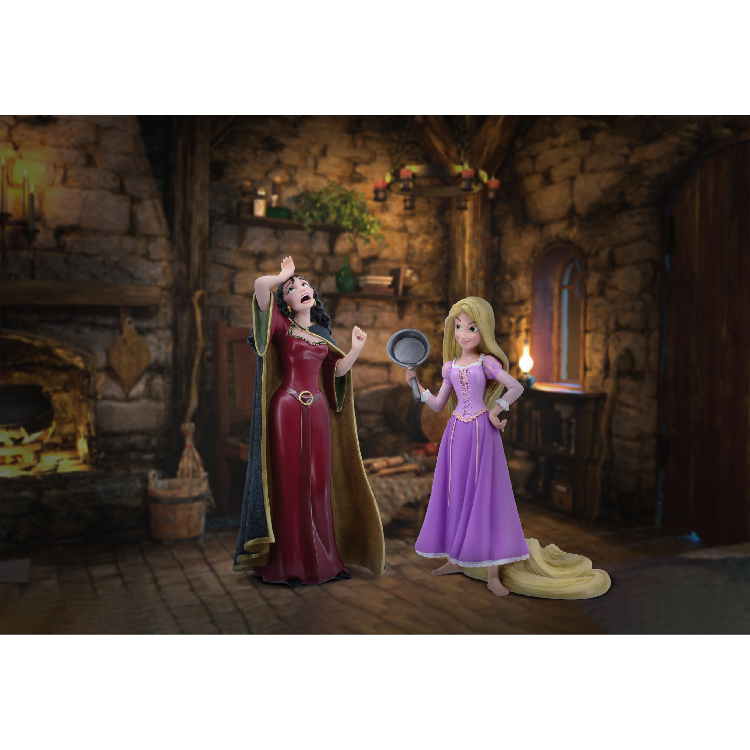 Disney Showcase Mother Gothel Statuetta, Dipinta a Mano, Enesco