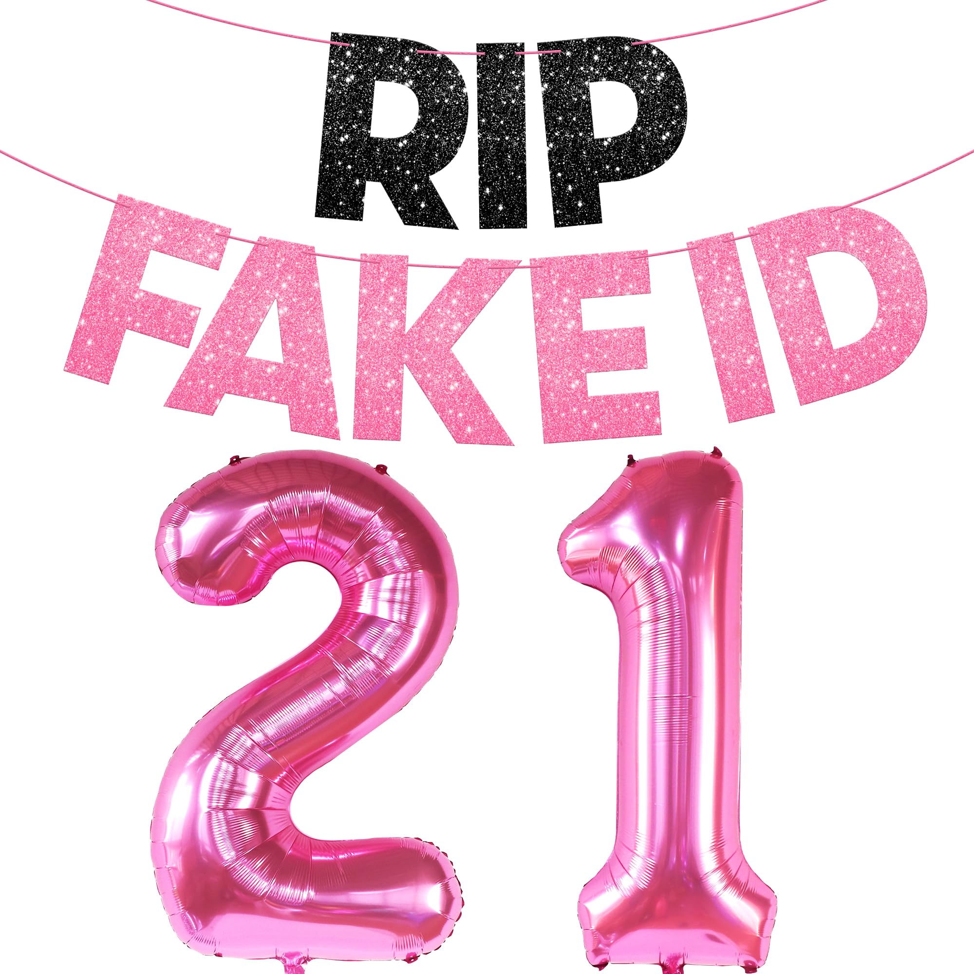 Amazon.com: KatchOn, Hot Pink 21 Balloon Number - 40 Inch, Pack of