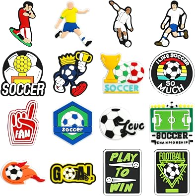 Soccer Shoe Charms Football Shoes Decoration Charm for Girls Boys Teens Men Women Party Favor