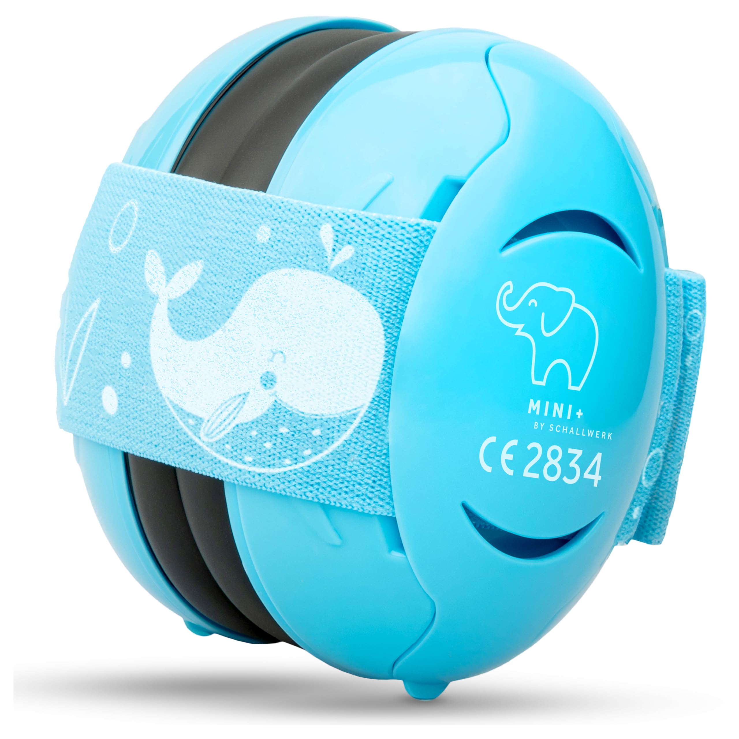 Schallwerk ® Mini+ (Sky Blue) - Ohrenschützer für Kleinkinder - Hochwertige Lärmschutz Kopfhörer Kinder - Gehörschutz Kinder, Gehörschutz Baby, Ohrenschützer Baby Kopfhörer Lärmschutz
