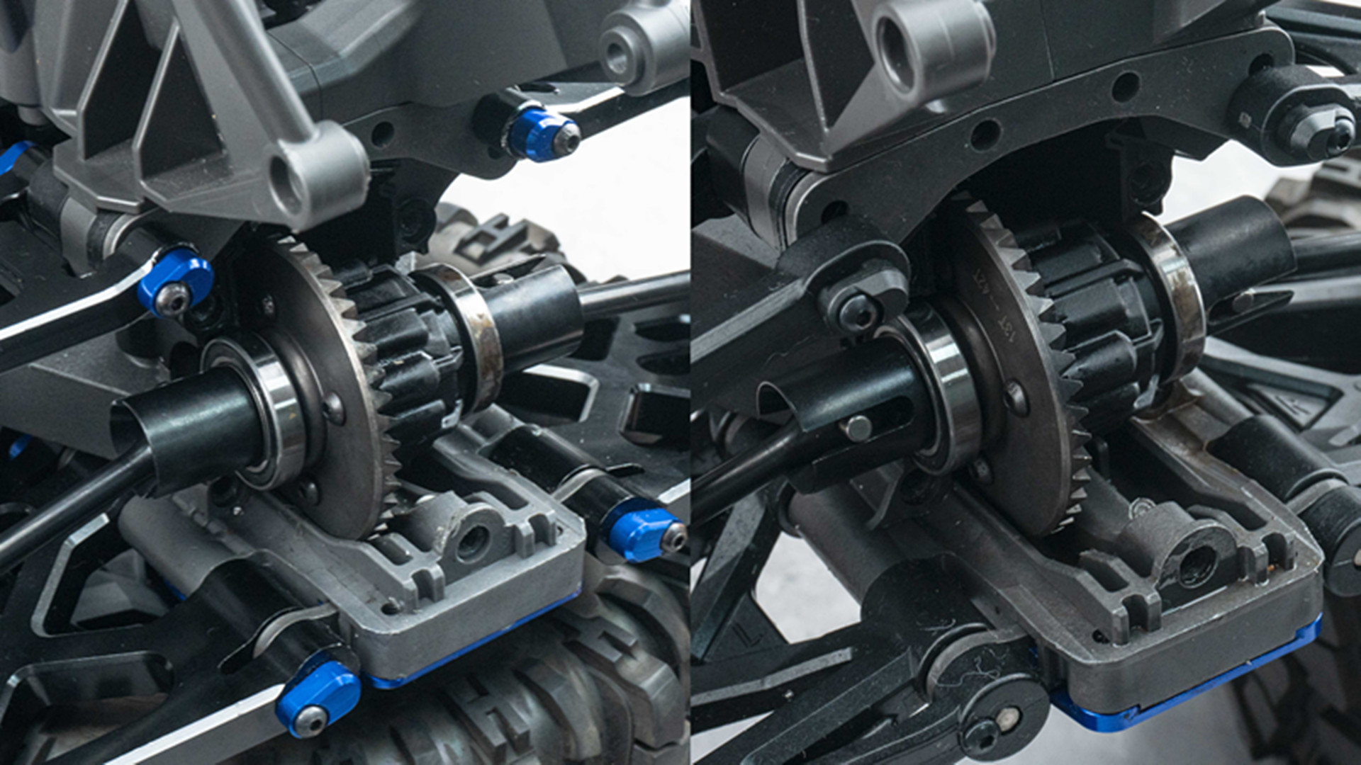 Amazon.com: BRKRC Steel Front Rear Differential 13T 42T Diff Gears