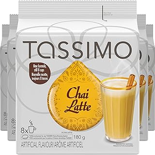 Tassimo Chai Tea Latte Single Serve T-Discs, 180g (Pack of 5)