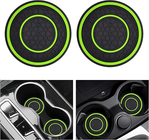2 posavasos para automóvil, posavasos para automóvil, posavasos universales de 2.75 pulgadas, antideslizantes, antipolvo, adecuados para la mayoría