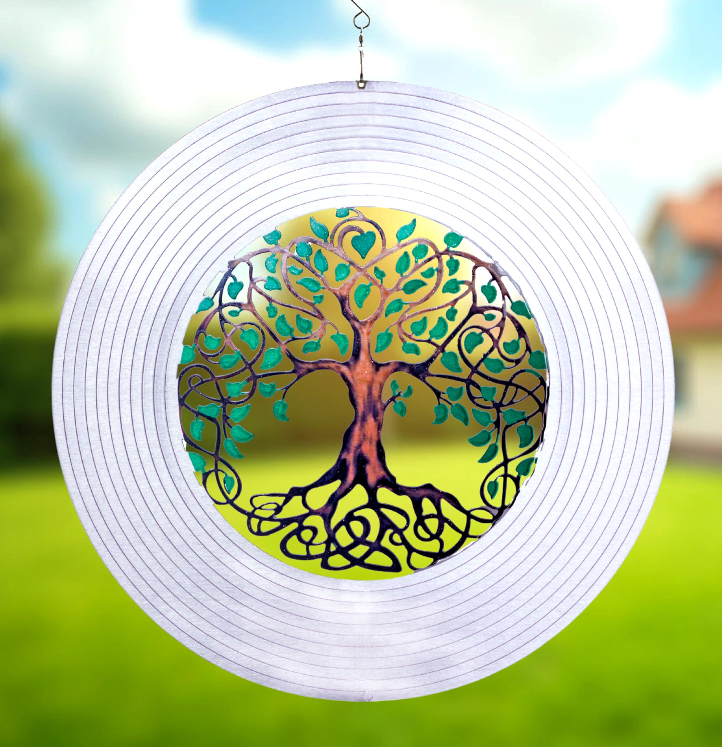 Amazon.com: ISEO XL Tree of Life Wind Spinner for Yard and Garden