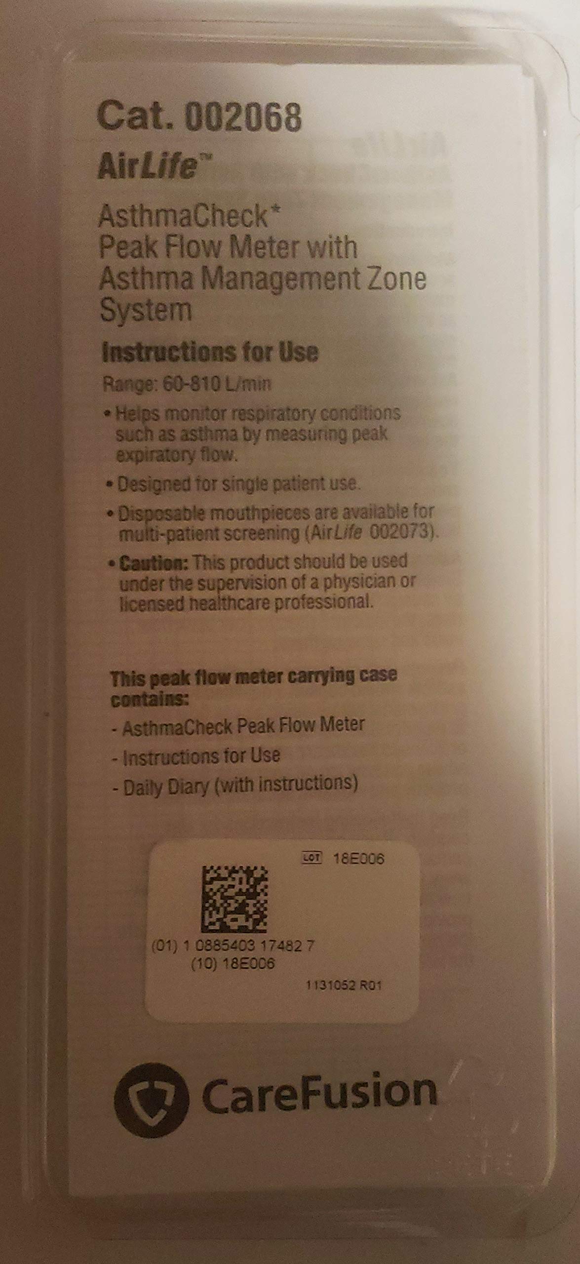 Buy Asthma Check Oeak Flow Meter with Asthma Management Zone System
