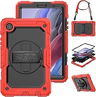 Vista 9 de Timecity Funda para Samsung Galaxy Tab A7 Lite 2021 de 8.7 pulgadas SM-T220/T225/T227 con protector de pantalla, resistente funda protectora