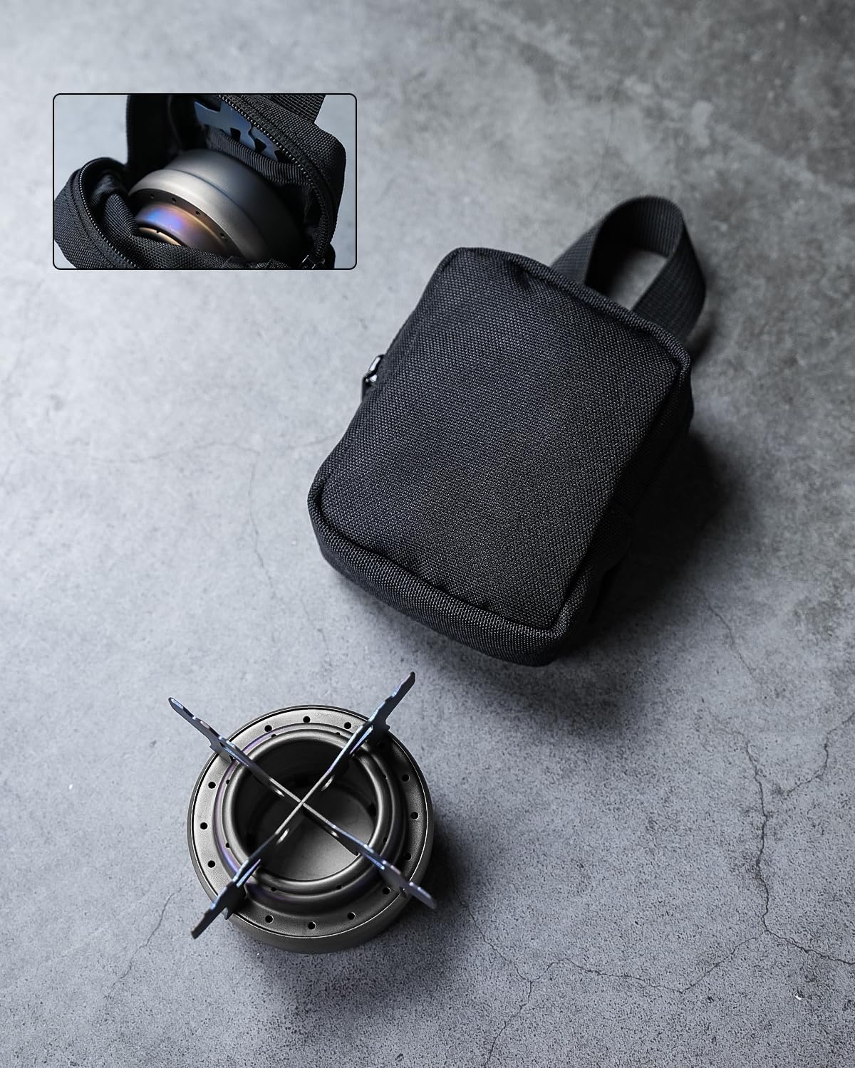 VIPERADE VE33 Small EDC Pouch, Mini Pocket Organizer, Mini Tactical EDC Compact Pocket Organizer Pouch, Micro EDC Pocket Organizer, Black - Image 2