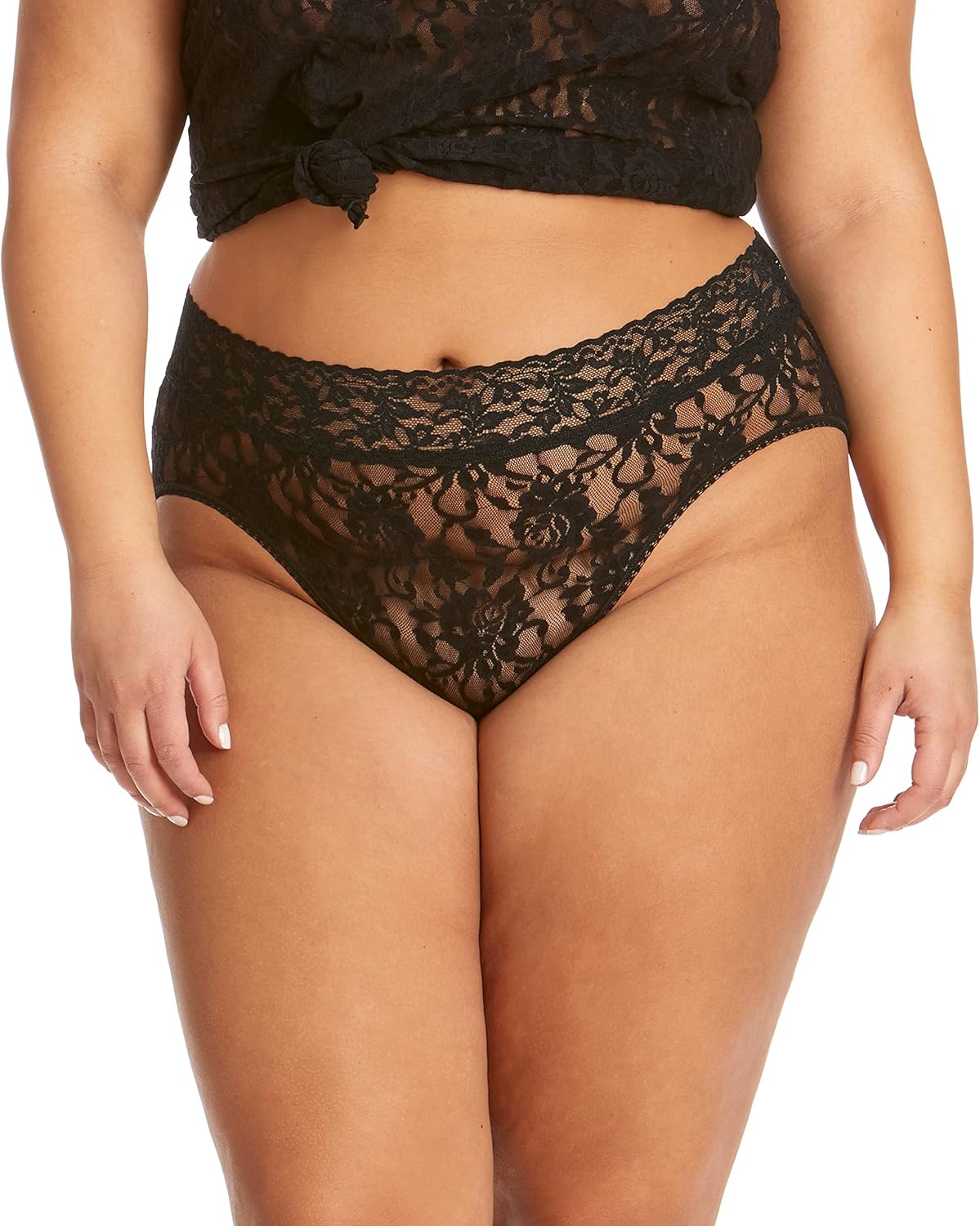 hanky panky, Plus Signature Lace French Brief