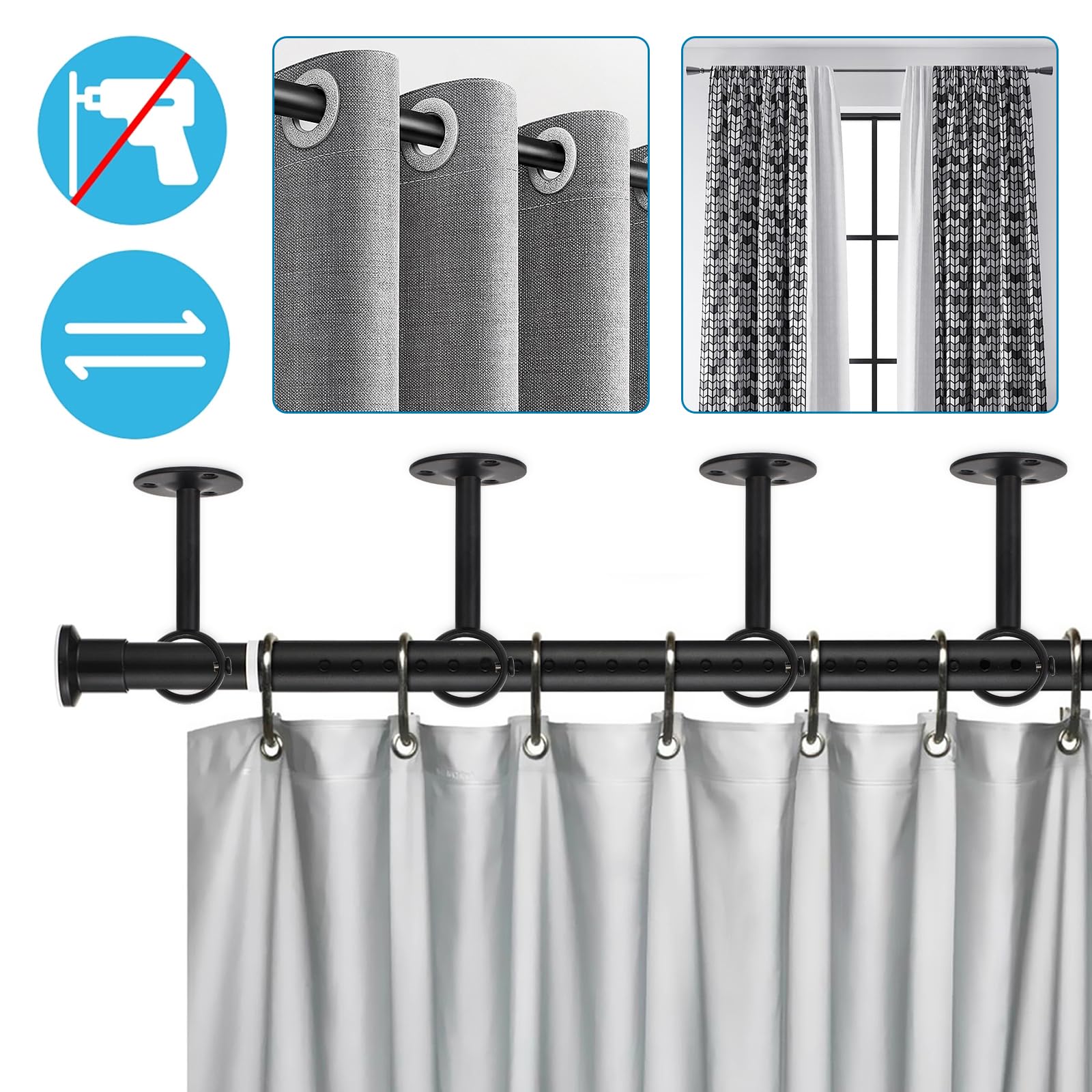 Supporto Bastone Tenda Monoblocco Aperto Nero 20 Mm Acquista Da OBI - Foto 5