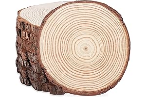 ilauke 8Pcs 9-10inch Wood Platters