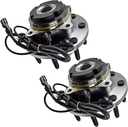 Vista 756 de TRQ Juego de 2 rodamientos y bujes de rueda trasera izquierda y derecha compatible con Ford Expedition 2007-2010 Lincoln Navigator 2007-2010