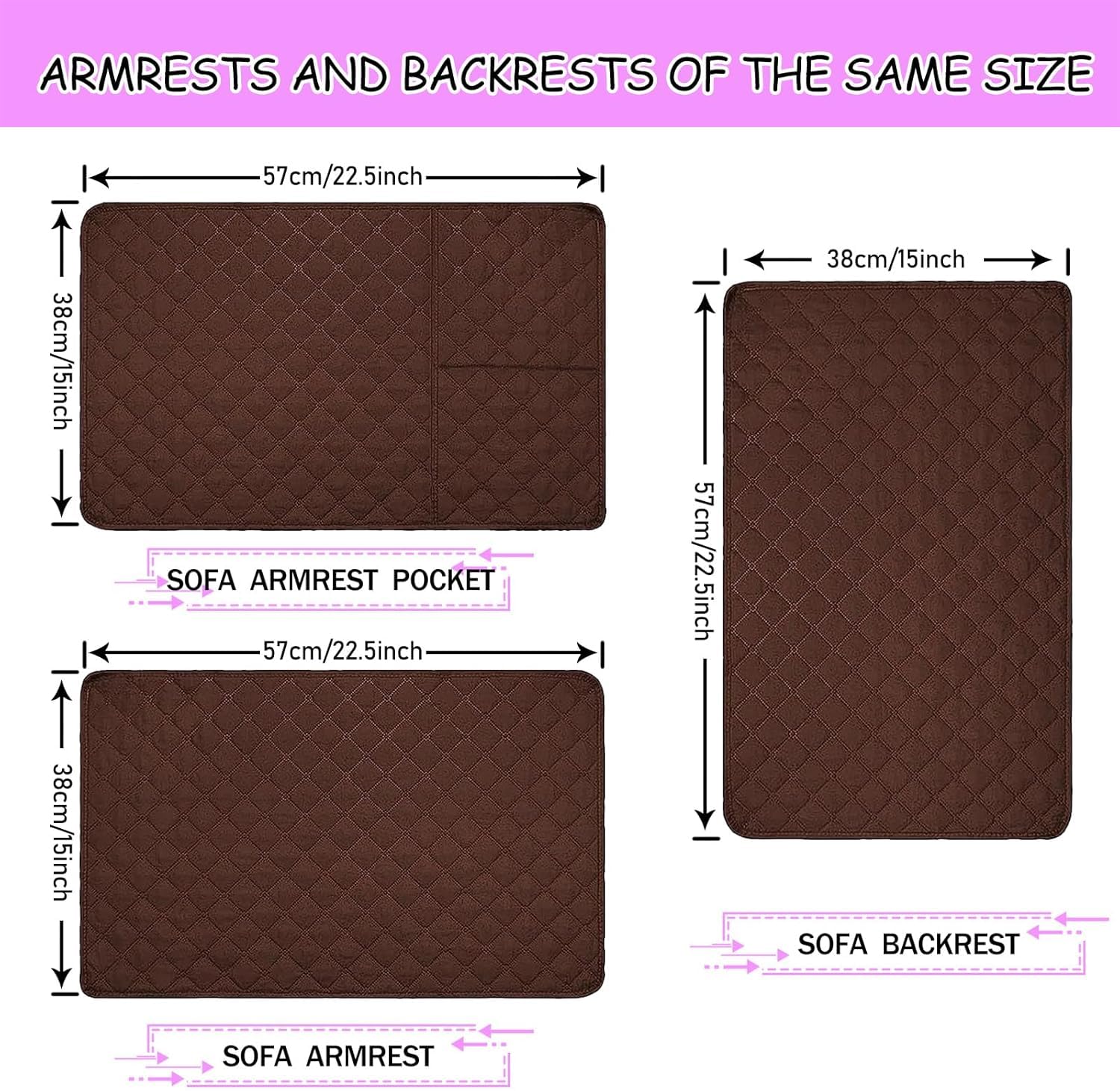 NEKOSUKI Sofa Armrest Cover - Image 4