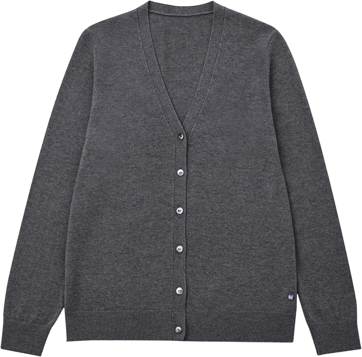 KVSS Women's 100% Pure Cashmere Cardigan Sweaters V Neck Machine Washable Button Up Sweater Cardigan Long Sleeve for Winter - Image 5