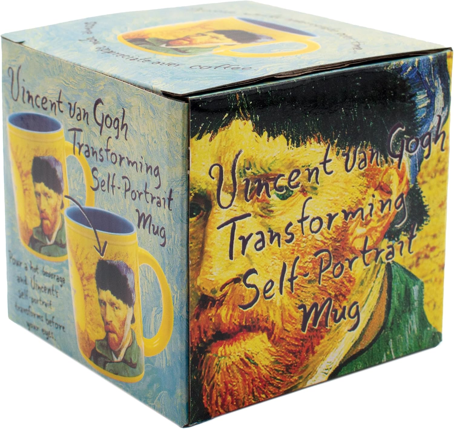 The Unemployed Philosophers Guild Vincent Van Gogh Heat Transforming Mug - Hot Coffee Changes Van Gogh's Self-Portrait, Comes in Fun Gift Box, 10 oz - Image 7