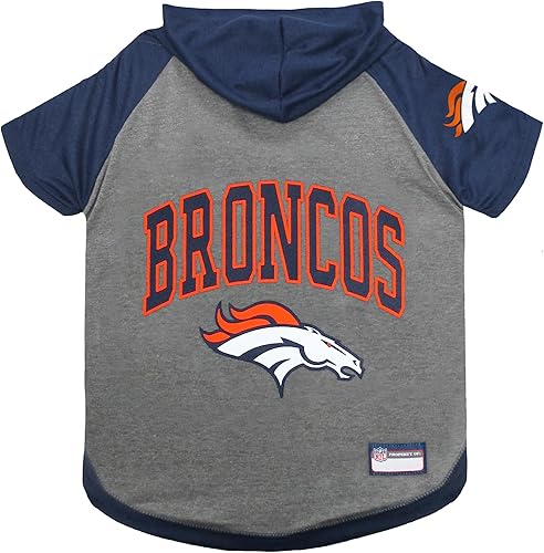 Miniatura 35 de NFL sudadera con capucha tee para perros y gatos. Fútbol perro sudadera con capucha playera disponible en todos los equipos de 32 NFL. cuttest