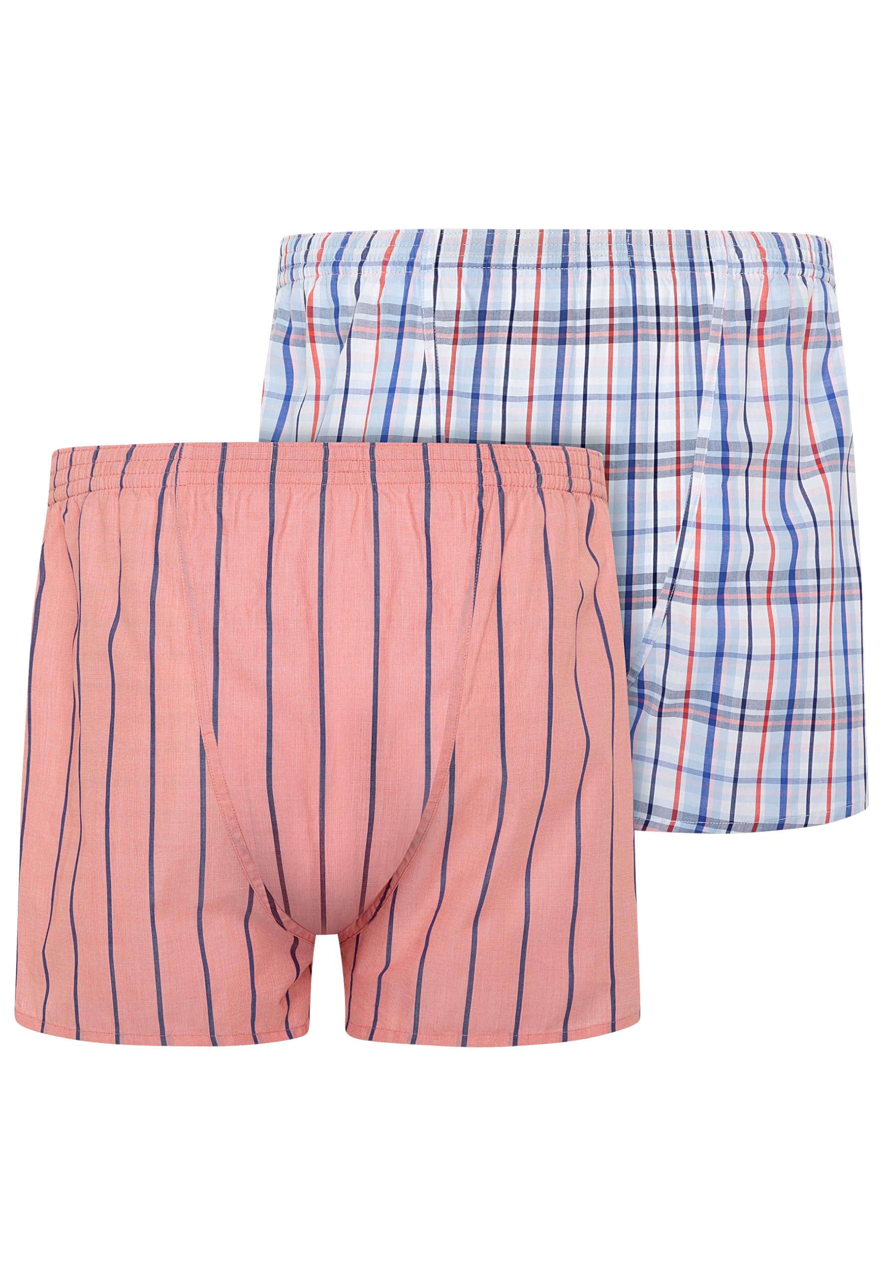 Jockey Everyday Boxer Woven - Baumwoll Boxershorts Herren im 2er Pack, Unterhose mit Eingriff und Knopf… – Ansicht 3