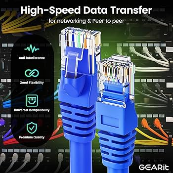 GearIT Cat6準拠 LANケーブル/パッチケーブル1.5m 20本パック Amazon.com: GearIT Cat 6 Ethernet Cable (20-Pack 3 Feet