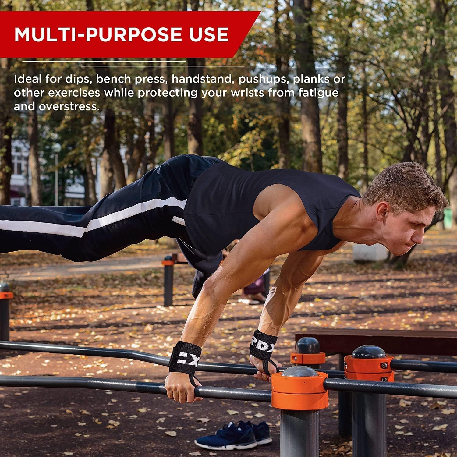 RDX Weight Lifting Wrist Wraps Support, IPL USPA Approved, Elasticated Pro 18” Cotton Straps, Thumb Loop, Powerlifting Bodybuilding Fitness Strength Gym Training WOD Workout, Gymnastics : Sports & Outdoors